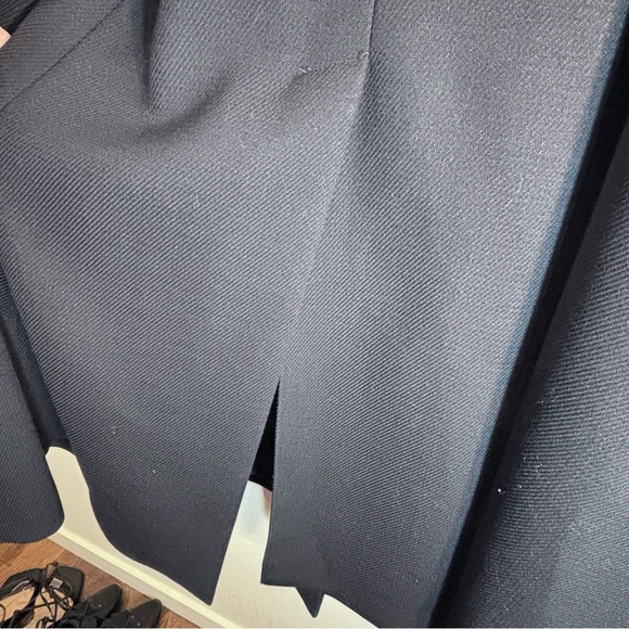 THE UPSIDE Sz M (estimated) Fit & Flare Western Inspired Wool Blend Maxi Coat - Picture 10 of 16